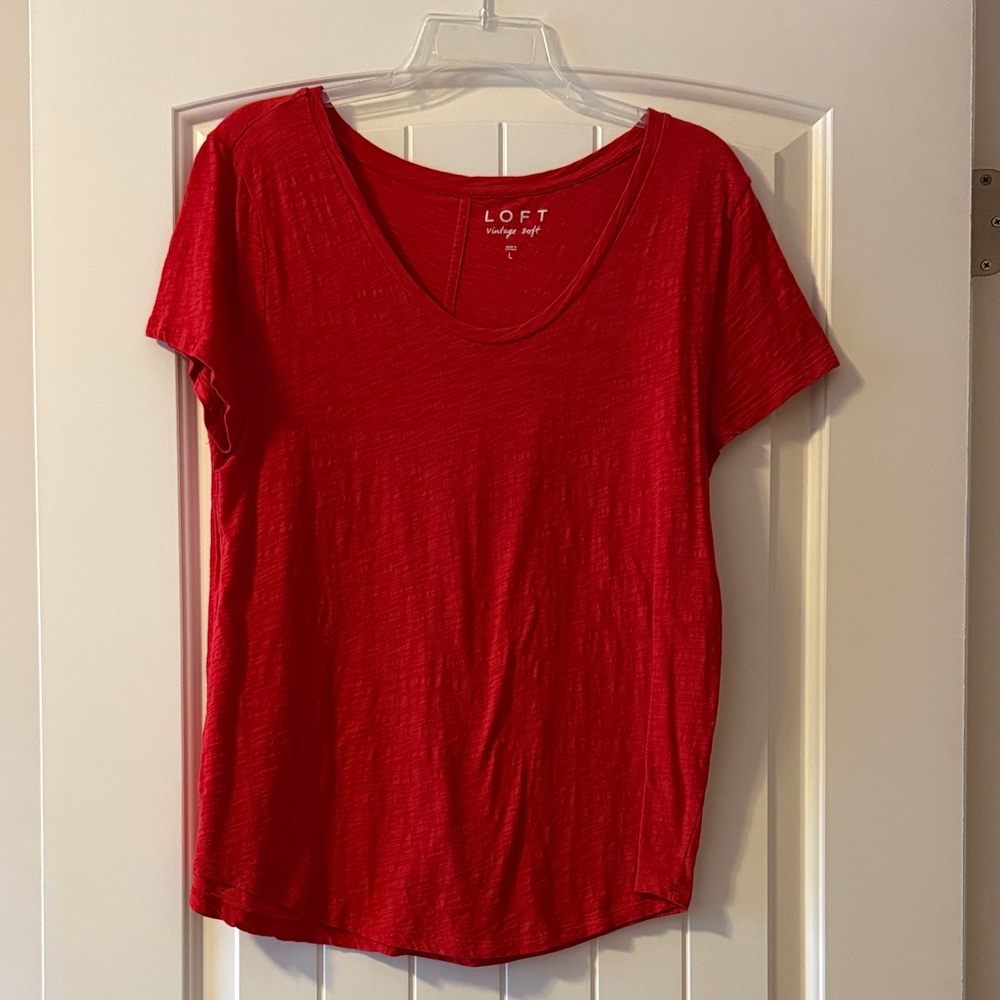 LOFT Red T-shirt (vintage soft)